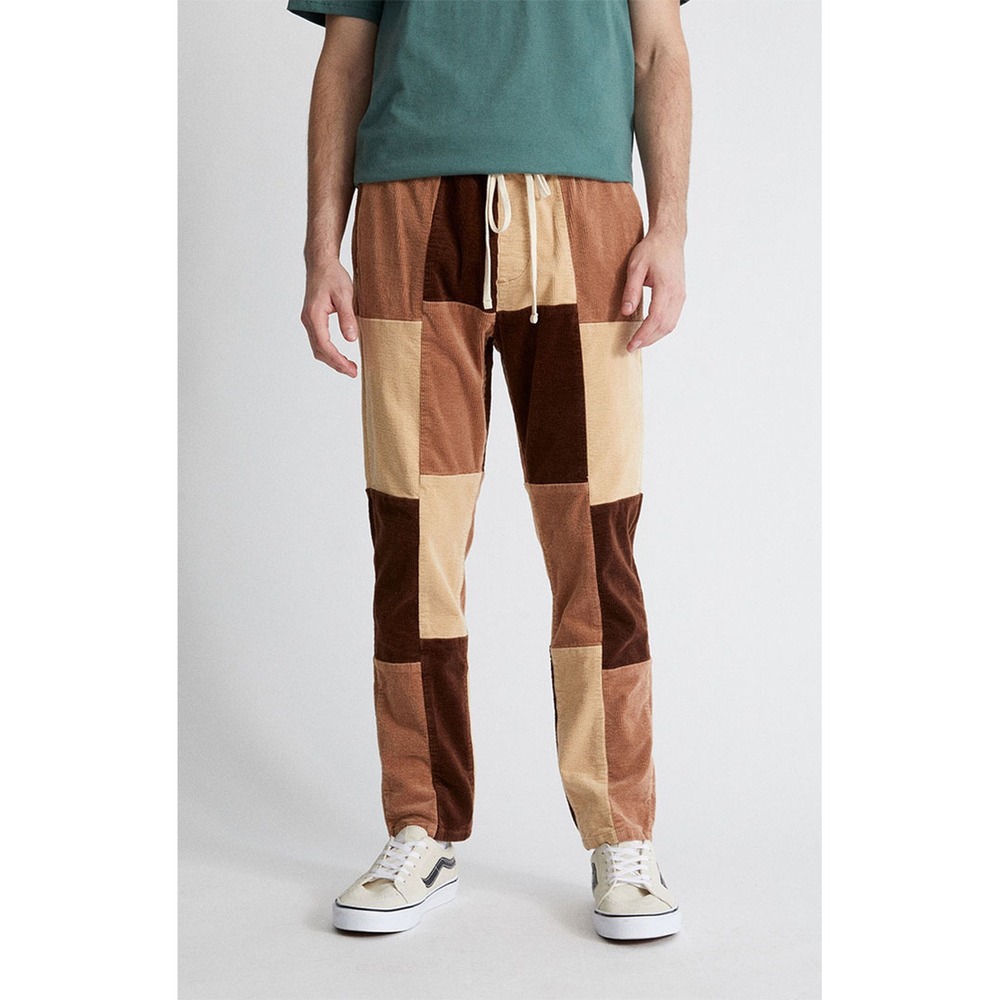 Pacsun Corduroy Patchwork Pants Drawstring Casual… - image 2